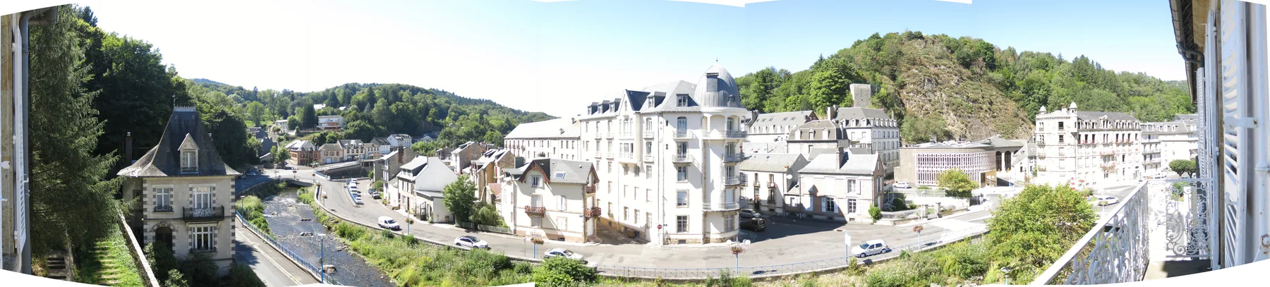 Panorama de la Roche des Fées à La Bourboule