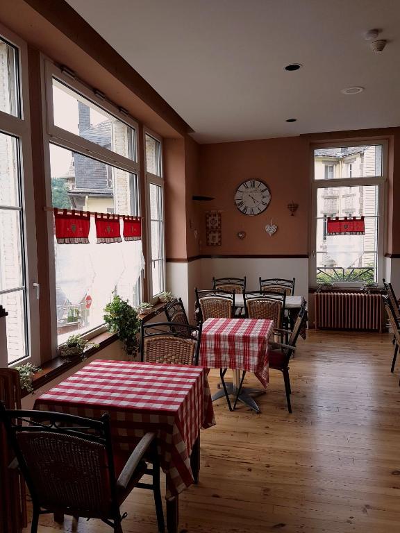 La salle du petit-déjeuner au Pavillon
